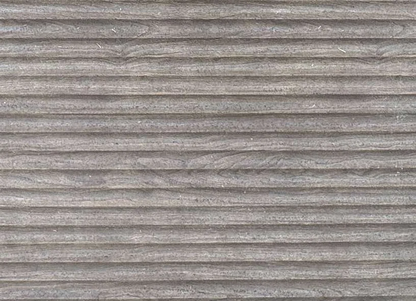 Crude Wood Ripple Board — Dark Brown